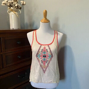 KATE COLLECTION Southwestern Tank Top, Size M